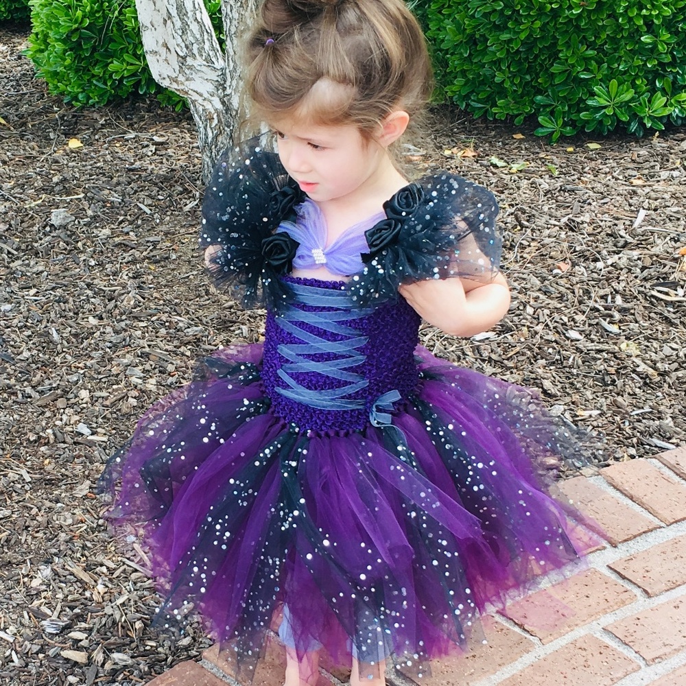 MALEFICENT couture tutu dress/costume - Picture 7 of 7